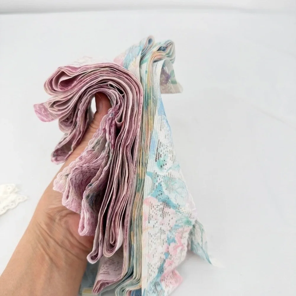 Lace Trim Floral & Butterflies Shabby Chic Sewing Craft Supplies Loose LOT